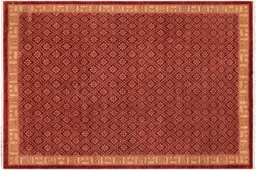 handmade Transitional Kafkaz Chobi Ziegler Red Lt. Gold Hand Knotted RECTANGLE 100% WOOL area rug 9 x 12